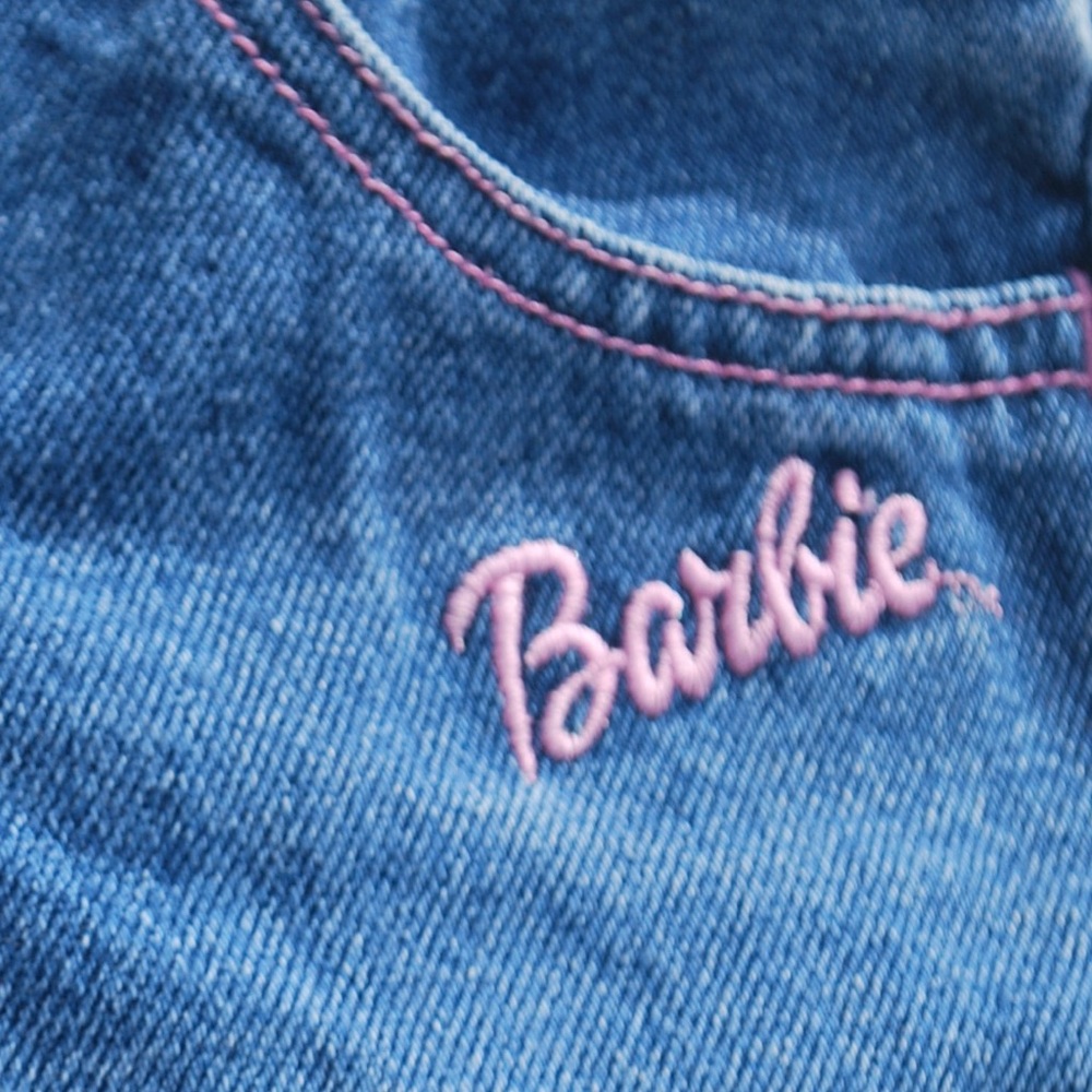 Vintage 2002 Barbie Avenue Blue Jeans with Rhinestone accents Girls Size 6 - Picture 5 of 13
